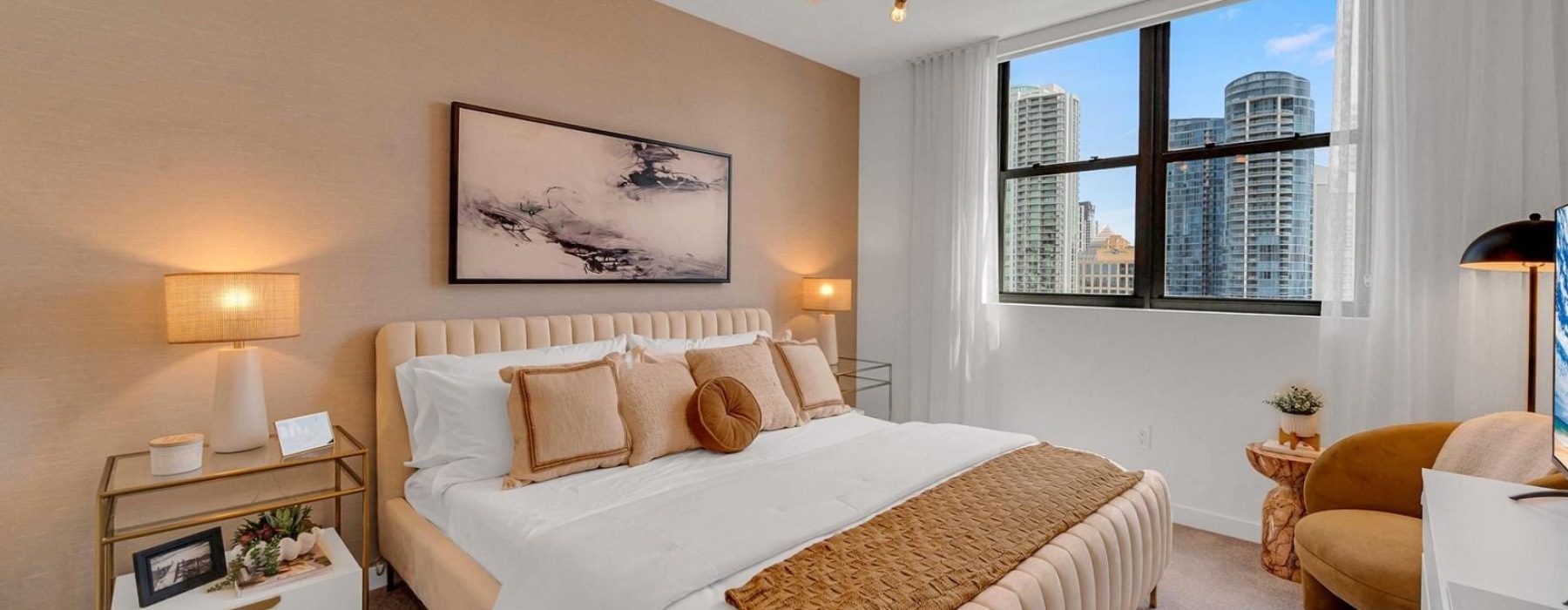 bedroom with ample natural lighting