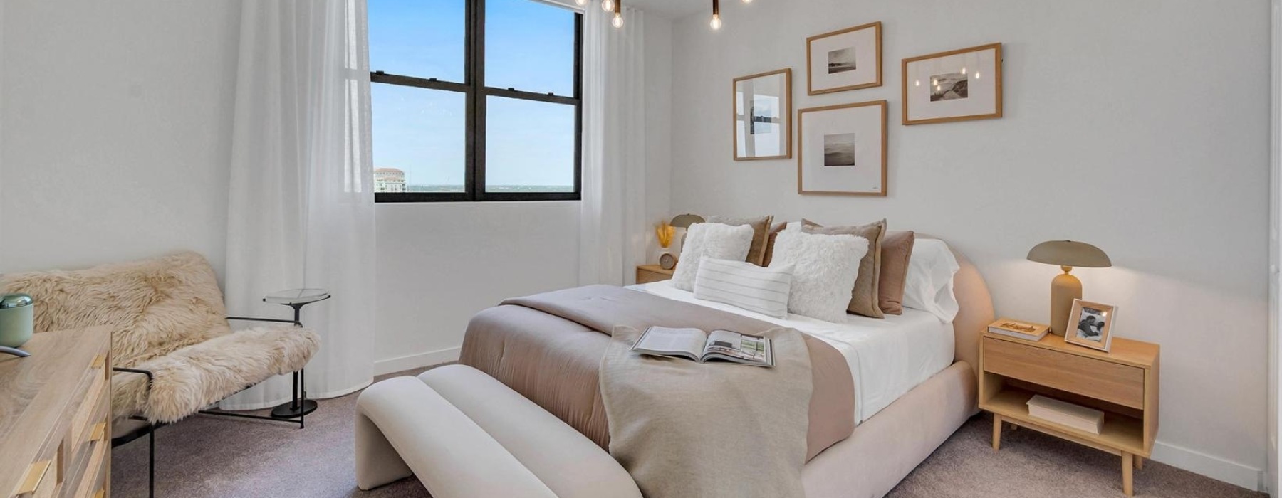 bedroom with ample natural lighting